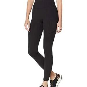 G by Giuliana Womens Pull-On High Rise Ankle Leggings Elastic Waist Size S Black
